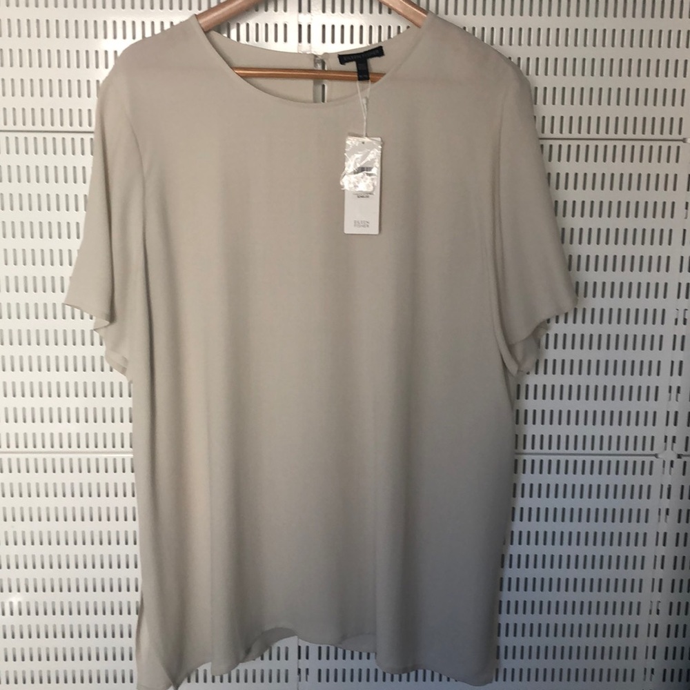 Eileen Fisher silk crepe top